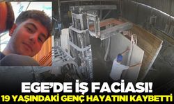 Ege'de iş kazası: 19 yaşındaki genç öldü
