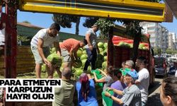 Ege'de karpuz hayrı yoğun ilgi gördü