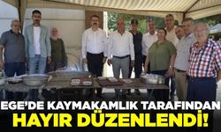 Ege'de Kaymakamlık tarafından hayır düzenlendi
