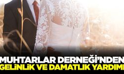 Ege'de Muhtarlar Derneği’nden genç çiftlere destek
