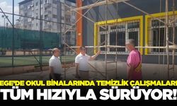 Ege'de okullar yeni eğitim öğretim yılına hazırlanıyor