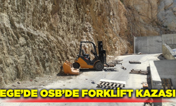 Muğla Milas'ta forklift kazası