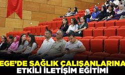 Ege'de sağlık çalışanlarına eğitim