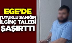 Ege'de tutuklaması çıkan zanlının isteği şaşırttı
