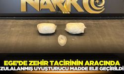 Ege'de akıl almaz yöntem: Aracın kapı döşemesinin arkasından çıktı