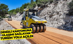 Ege'nin gözde kanyonunun yolu konforlu ve güvenli hale geldi