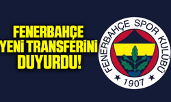 Fenerbahçe yeni transferini resmen duyurdu! 2 yıllık imza