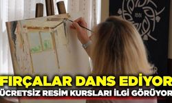 Aydın'da ücretsiz resim kurslarıyla sanat dolu yaz