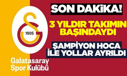 Galatasaray şampiyon teknik direktörü ile yollarını ayırdı