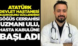 Aydın Atatürk Devlet Hastanesi kadrosunu güçlendirdi: Mehmet Ulu hasta kabulüne başladı