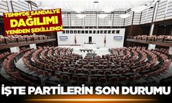 TBMM'de yeni dönem: Sandalye dağılımı değişti!