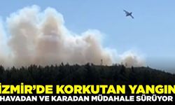 İzmir'de yangın: Müdahale devam ediyor