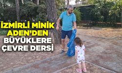 İzmir’de yaşayan 2,5 yaşındaki Elif Aden'den örnek davranış
