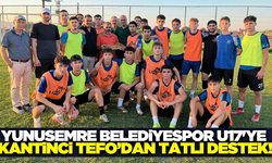 Kantinci Tefo'dan Yunusemre Belediyespor U17 takımına tatlı destek