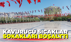 Termometreler yükseldi, Aydın sokakları boşaldı