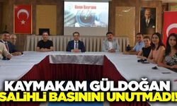Kaymakam Güldoğan gazetecilerle bir araya geldi!