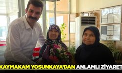 Kaymakam Yosunkaya'dan anlamlı ziyaret