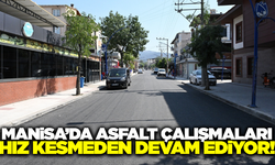 Manisa Büyükşehir Belediyesi, asfalt çalışmalarını sürdürüyor!
