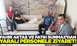 Manisa Emniyet Müdürü Aktaş ve Asayiş Şube Müdürü Sunmaz'dan Yaralı Personele Anlamlı Ziyaret
