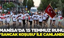 Manisa'da '15 Temmuz Sancak Koşusu'