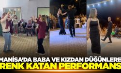Manisalı baba ve kızın, oyunu izleyenlerin yüzünü güldürdü