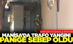Manisa'da trafo patladı