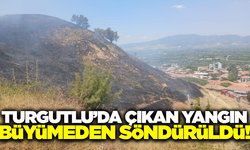 Turgutlu'da çıkan yangın paniğe neden oldu!
