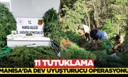 Manisa'da uyuşturucu operasyonu: 11 tutuklama