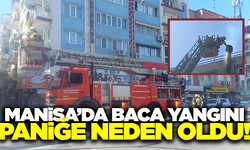 Manisa'da İş Yerinde Baca Yangını Korkuttu