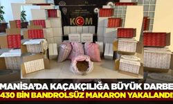 Turgutlu'da Kaçak Tütün ve Makaron Operasyonu: 430 Bin Adet Makaron Ele Geçirildi