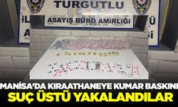Manisa'da kıraathaneye kumar baskını: Suç üstü yakalandılar