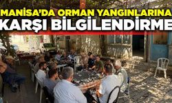 Yangın riskine karşı Gördes'te bilgilendirme toplantısı