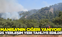 Manisa'da toplam 25 yerleşim yeri tahliye edildi