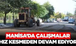 Manisa'da üst yapı ve asfalt çalışmaları devam ediyor