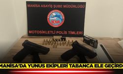 Manisa'da üst aramalarında tabancayla yakalanan iki kişi gözaltına alındı