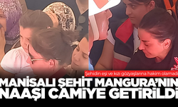 Manisalı şehidin naaşı camiye getirildi
