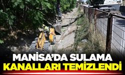 MASKİ Yunusemre'de sulama kanallarını temizledi