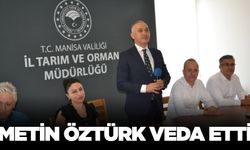 Metin Öztürk, mesai arkadaşlarına veda etti