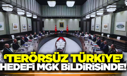 Milli Güvenlik Kurulu bildirisinde 'Terörsüz Türkiye' vurgusu