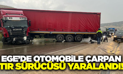 Afyonkarahisar'da yağışlı hava kaza getirdi: 1 yaralı