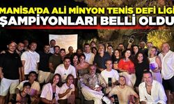 Salihli Ali Minyon Tenis Defi Ligi şampiyonları belli oldu