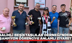Beşiktaşlılar Derneği'nden şampiyon Eylül'e anlamlı hediye