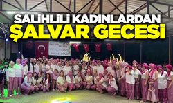 Salihli'de şalvar giyen eğlenceye koştu
