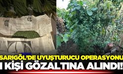 Sarıgöl'de uyuşturucu operasyonu: 1 gözaltı