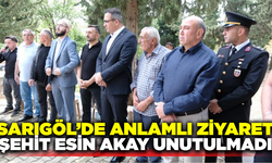 Sarıgöllü Şehit Esin Akay kabri başında anıldı