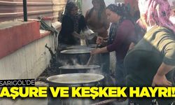 Sarıgöl'de aşure ve keşkek hayrına yoğun ilgi