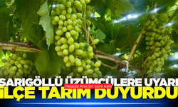 Sarıgöl'de bağcılara bilgilendirme yapıldı