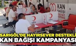 Sarıgöl'de kan bağışına hayırsever desteği