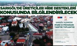 Sarıgöl'de hibe desteklerine ilişkin toplantı
