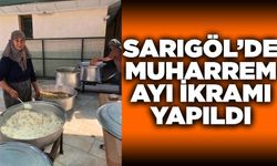 Sarıgöl Aşağıkoçaklar Mahallesi'nde muharrem ayı ikramı